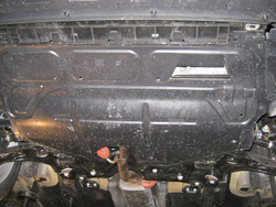 Защита картера и КПП Sheriff для Skoda Fabia I (Mk1) 2000-2007 арт.21.2088 V1