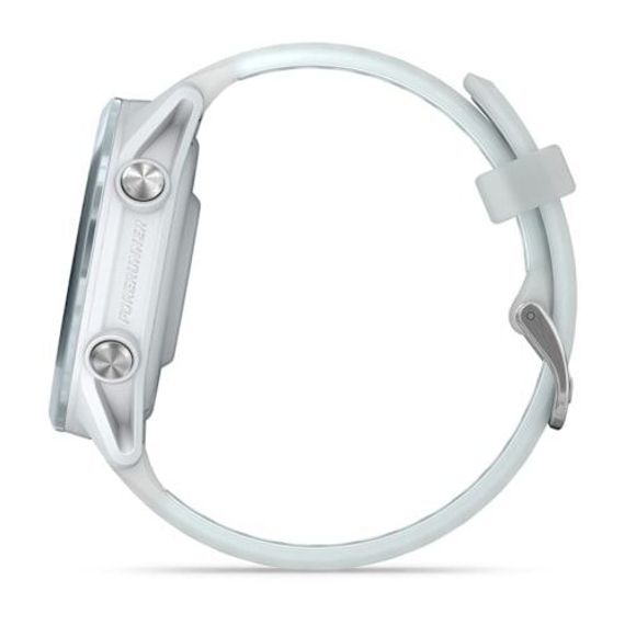 Умные часы Garmin Forerunner 570 - 42 мм Алюминий облачно-голубой с полупрозрачным ремешком белого/облачно голубого цвета