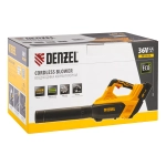 DENZEL RB180-36 18В воздуходувка аккумуляторная (2 x 4 Ач, ЗУ) 50 м/с 59610