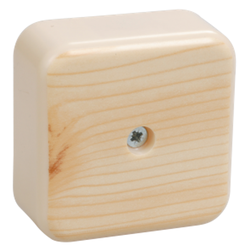 Коробка распаячная КМ41205-04 для открытой проводки безгалогенная (HF) 50х50х20мм сосна IEK