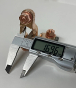 Клеммы АКБ с медным напылением и болтовым соединением провода, усиленные, Медник (2 шт. / в комплекте)