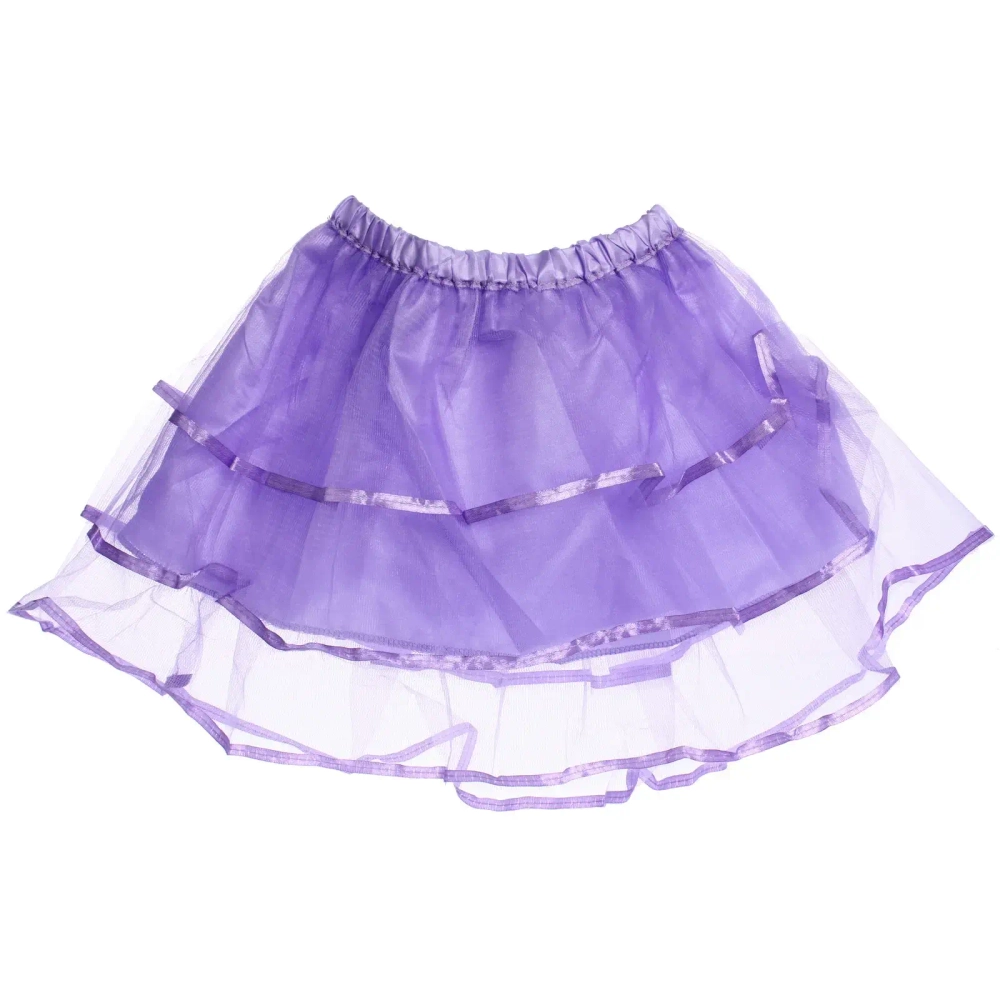 Карнавальный костюм «Волшебная сказка» (юбка, крылья, волшебная палочка, ободок), Сиреневый