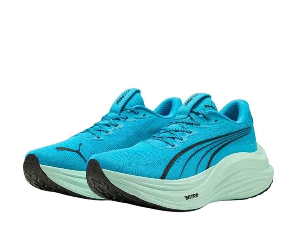 Кроссовки для бега мужские Puma Magmax Nitro Speed Blue-Mint Melt M Blue