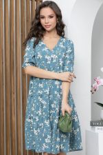 Платье "Юна" (джинс) П5665 LT Collection (Акция)