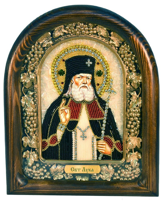 Икона Святой Лука Войно-Ясенецкий бисер