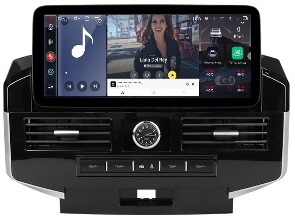 Магнитола для Toyota Land Cruiser 200 2007-2015 (климат на ШГУ) - Redpower 85202XLM/203/204 монитор 12.3" QLED в стиле Audi, Android 14, CarPlay, 4G SIM-слот