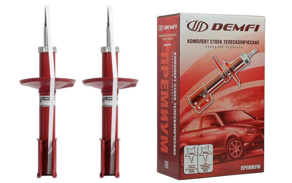 Стойка передняя Renault Logan правая, левая комфорт Демфи DRL-2905002-13