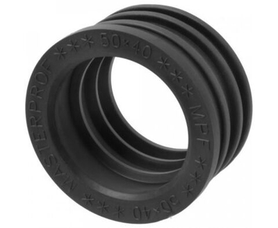 Манжета для канализации черная ТЭП 50х40 мм