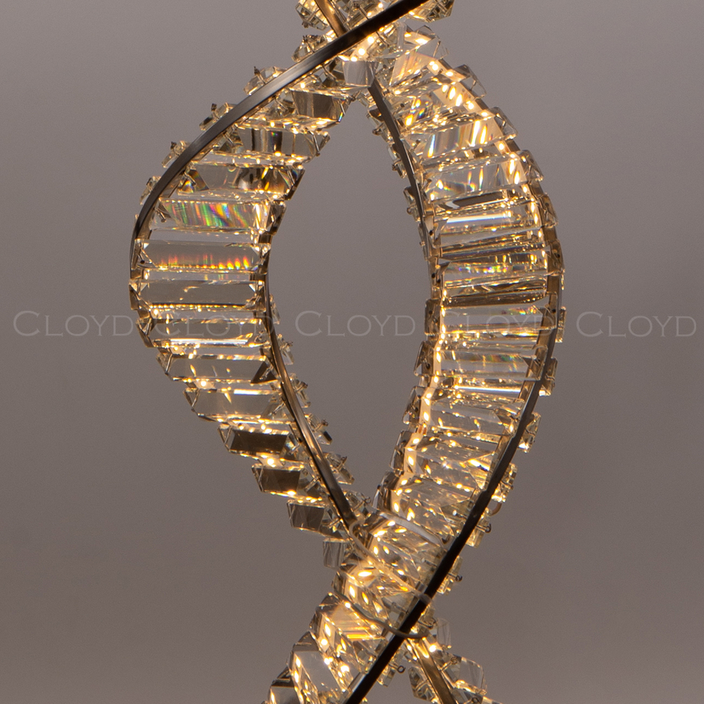 Люстра Cloyd GONDWANA C2 / выс. 135 см - хром (арт.10403)