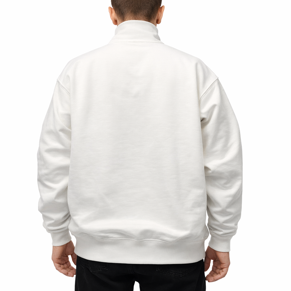 Толстовка на молнии Аскона. Цвет: белый