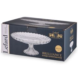 БЛЮДО СЕРВИРОВОЧНОЕ НА НОЖКЕ "BRILLIANCE" КРУГЛОЕ, 29,5*13,5 СМ
