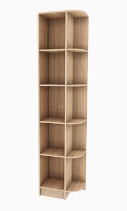 Шкаф торцевой Мадлен (Дуб шале серебро)