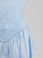 Комбинезон KK 5852 однотонный с пышной юбкой и широкой резинкой