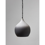 Светильник подвесной sustainable collection, D33х38 см, черный/белый