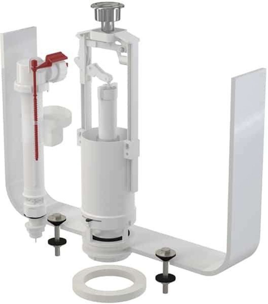 SA08AK 1/2" CHROM ст с двойной кнопкой