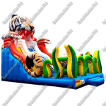 Надувная горка "Большой тигр", 15*7*10 м