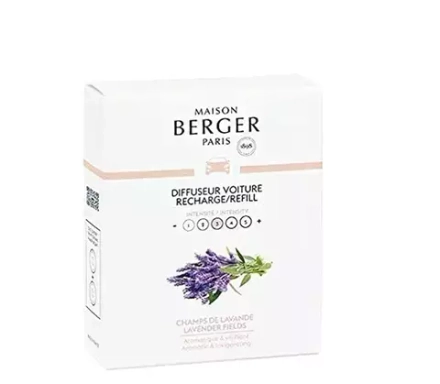 Maison Berger Paris - Набор из 2 лавандовых вставок для автомобильного диффузора. / артикул   6430  / GTIN 3127290064301