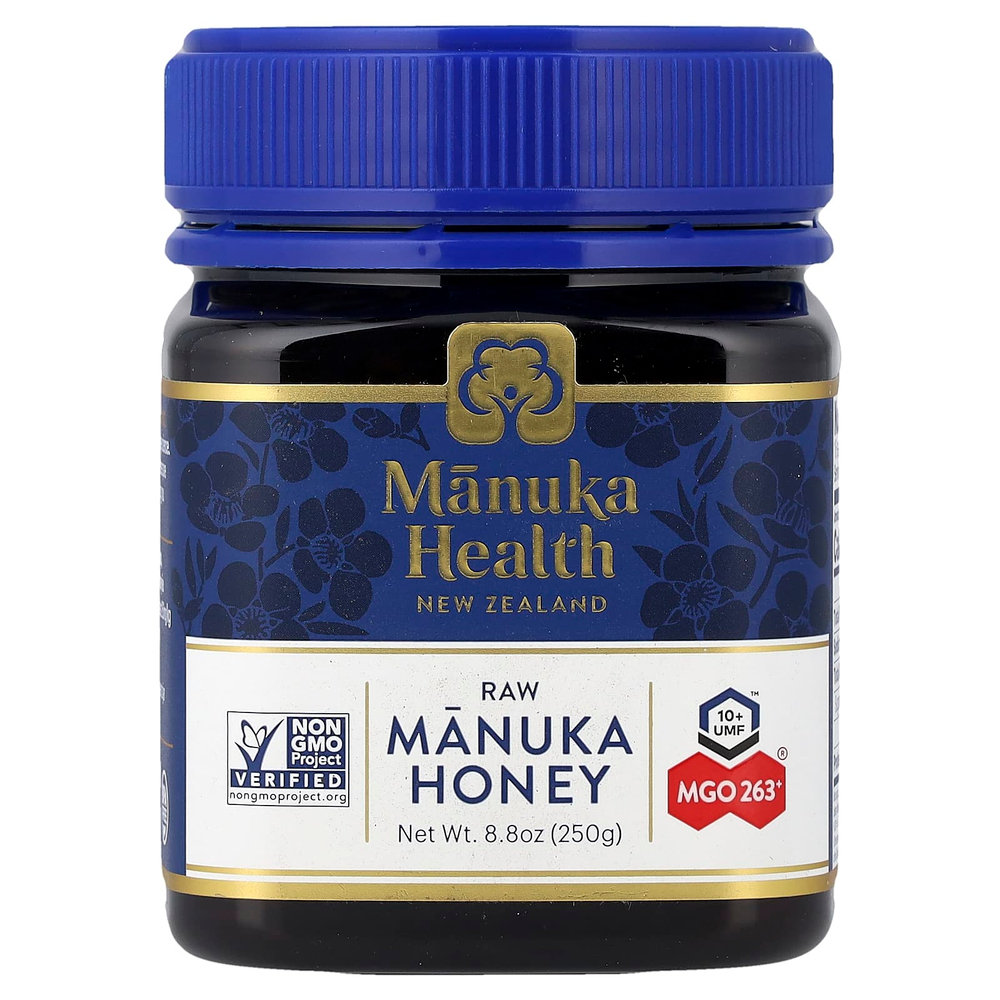 Manuka Health, необработанный мед манука, UMF 10+, MGO 263+, 250 г (8,8 унции)