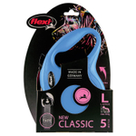 flexi рулетка New Classic L (до 50 кг) лента 5 м синяя
