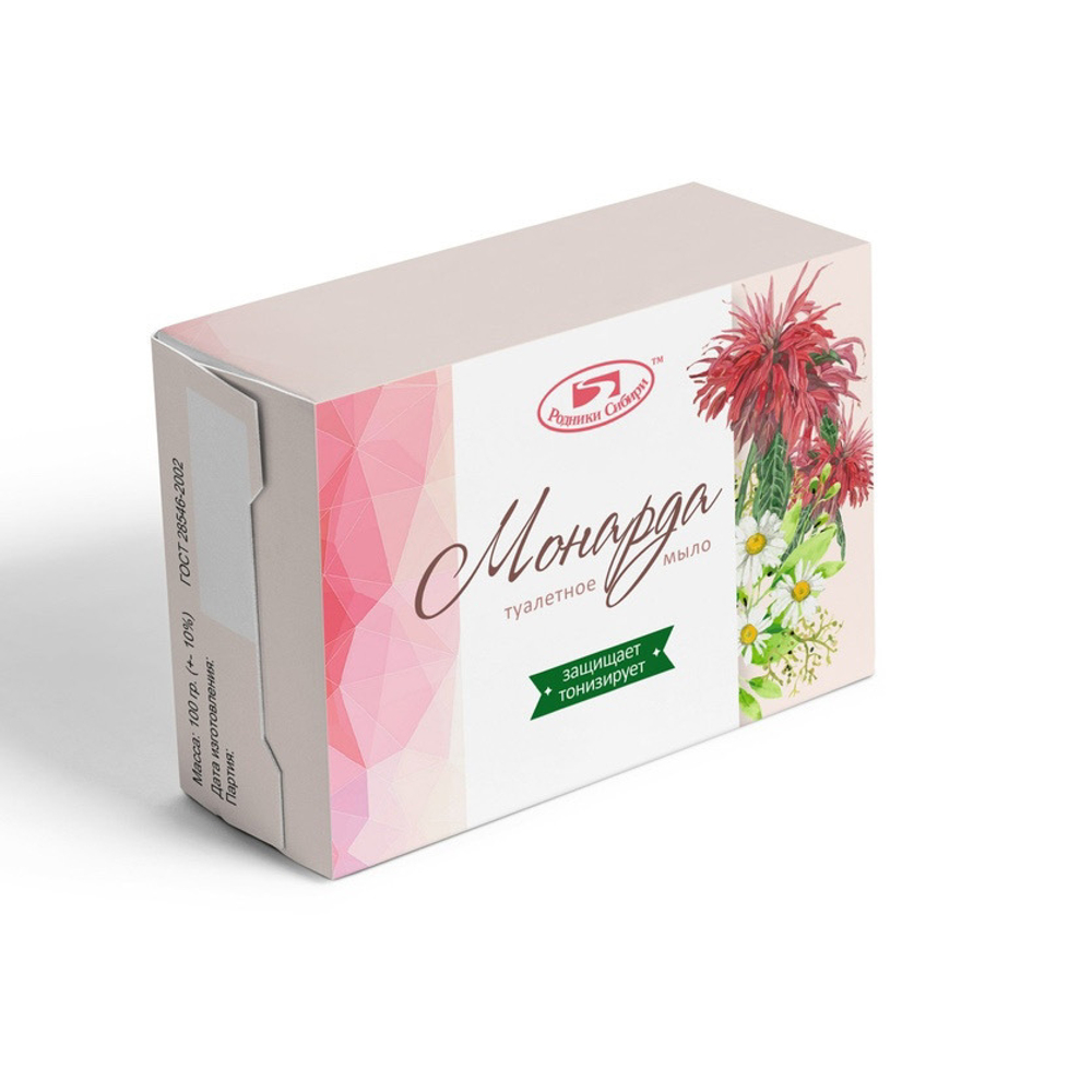 Мыло туалетное с монардой, 100гр