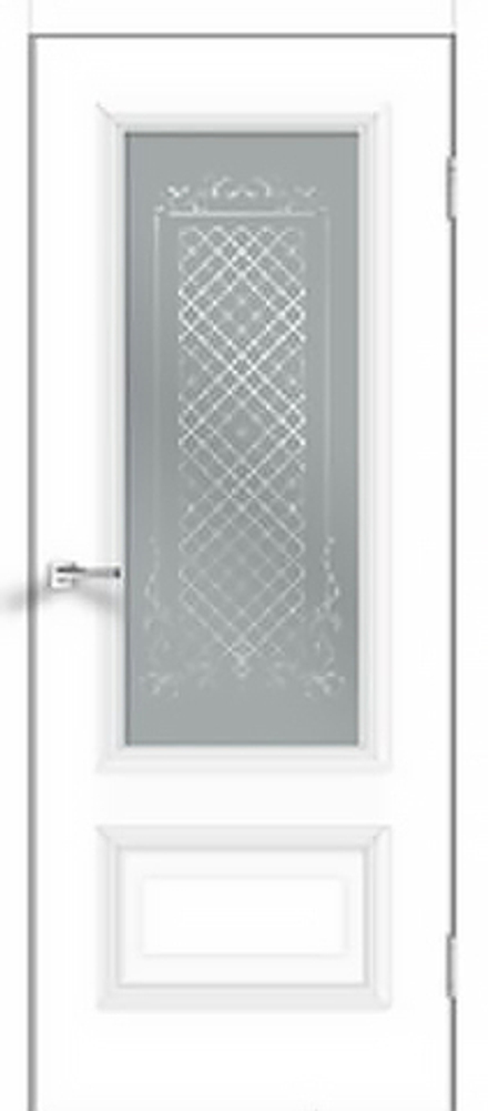 Межкомнатная дверь Velldoris Ledo 1 2V Мателюкс Престиж Эмаль