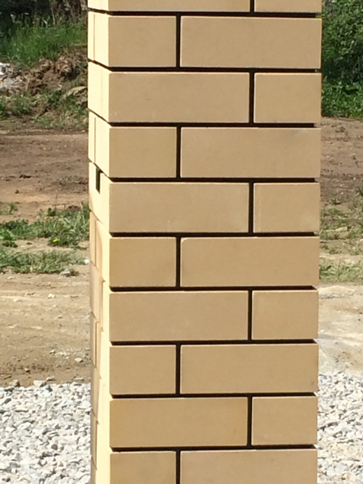 Кладка кирпичных столбов из полуторного кирпича