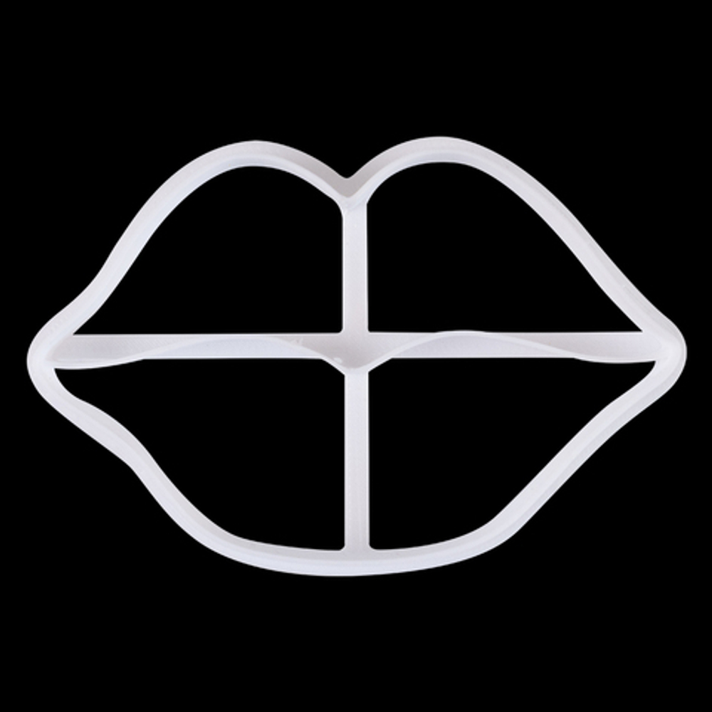 Вырубка пластиковая "Губы" 7*11 см