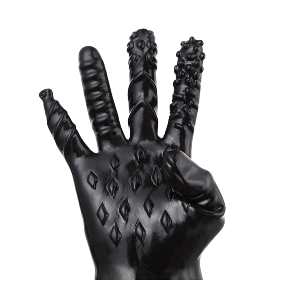 Перчатка Fuck Fingers с разным рельефом на каждом пальце