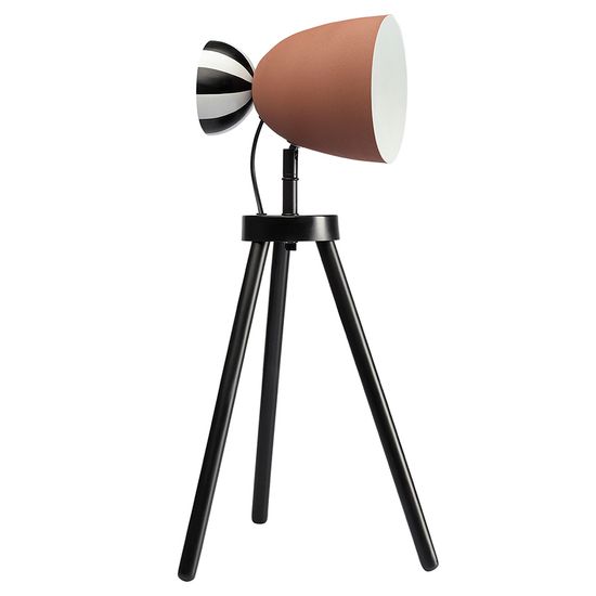 Светильник настольный anniken, D20х58 см, терракотовый