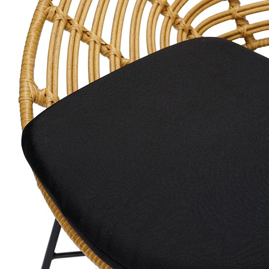 Стул vetle round, ротанг