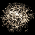 Римские свечи "Гжель" 4 штуки (8 залпов в каждой, калибр 0,8") Огненный цветок