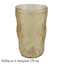 Lenardi 200-019 Набор из 6 стаканов 350мл в под.уп.(х8)Стекло