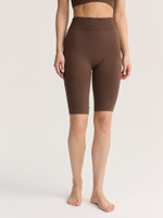 Бесшовные велосипедки с высокой посадкой