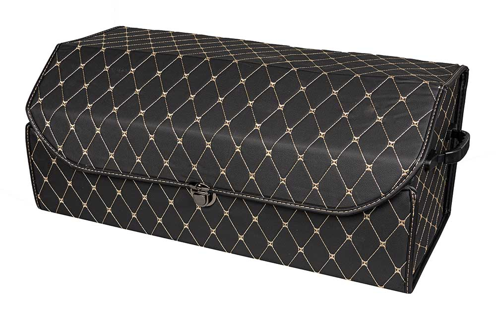 Сумка-Бокс Coolpart MAXIMAL  50х30х30 - X Middle черный/ шов бежевый ORGM-BLBG