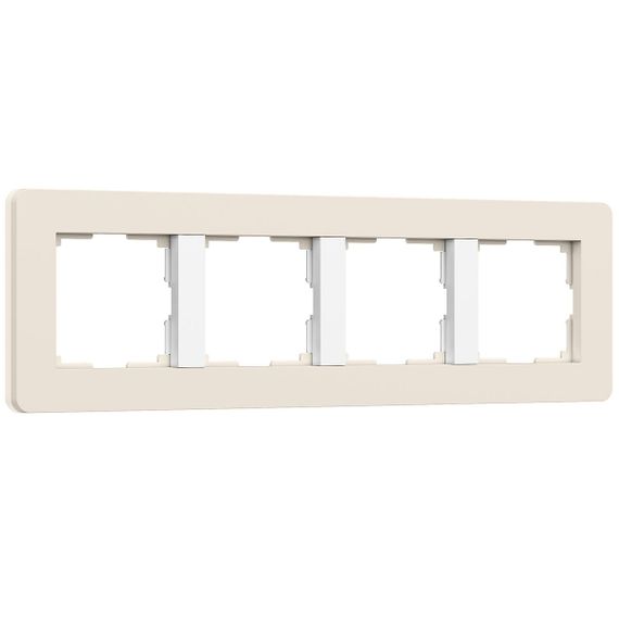 Рамка Werkel Split на 4 поста айвори/белый W0043066 4690389206092