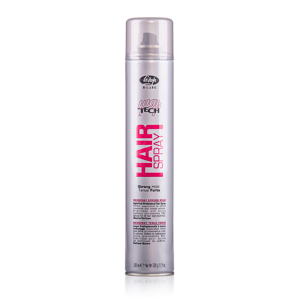 Лак для укладки волос сильной фиксации Lisap High Tech Hair Spray Strong Hold
