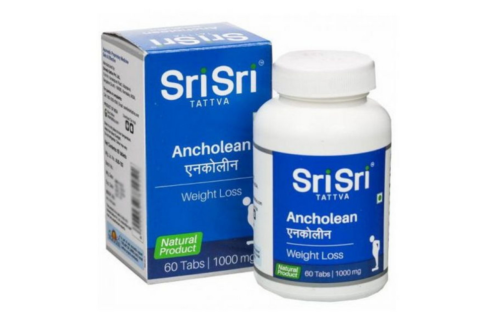 Анчолин Шри Шри (Ancholean Sri Sri) для похудения, 60 таблеток