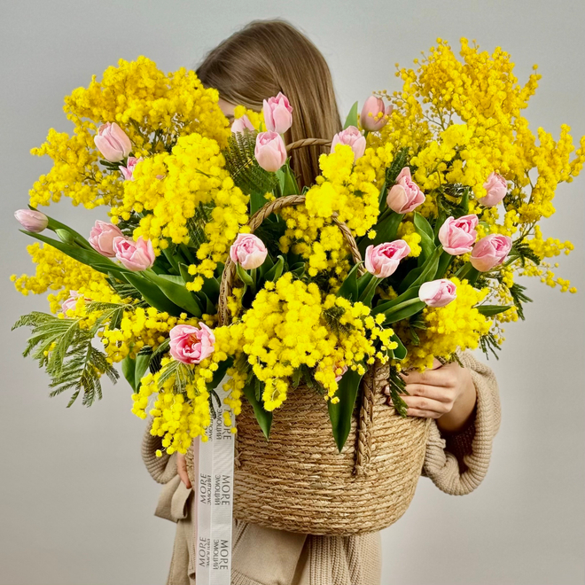 Цветочная композиция Тепло объятий