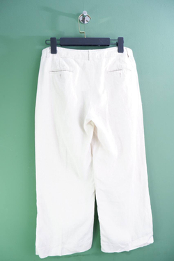 Брюки кюлоты классные, визуально льняные 44 размер