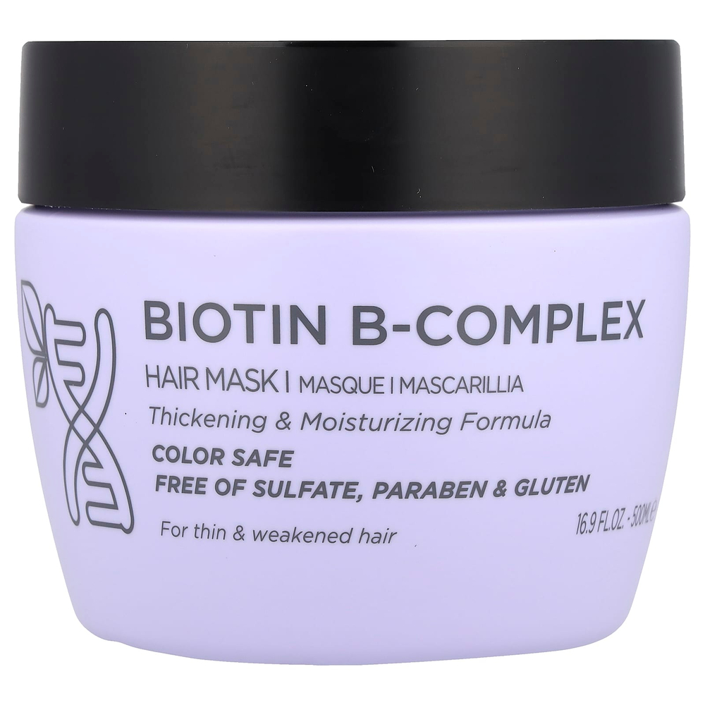 Luseta Beauty, Biotin B-Complex, восстанавливающая маска для волос, предотвращающая ломкость, 500 мл (16,9 жидк. унц.)