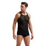 Мужская майка в сетку Gauvine (Размер: XL) (Цвет: черный)