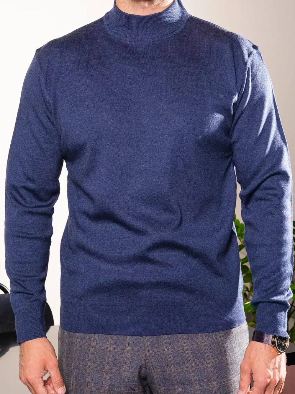 Джемпер Турция тонкий теплый с горлом