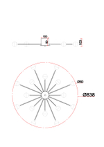 Потолочный светильник Freya FR5242CL-16B