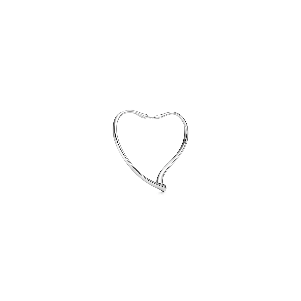 Серьги из серебра 925 , Tiffany💠Open heart широкие