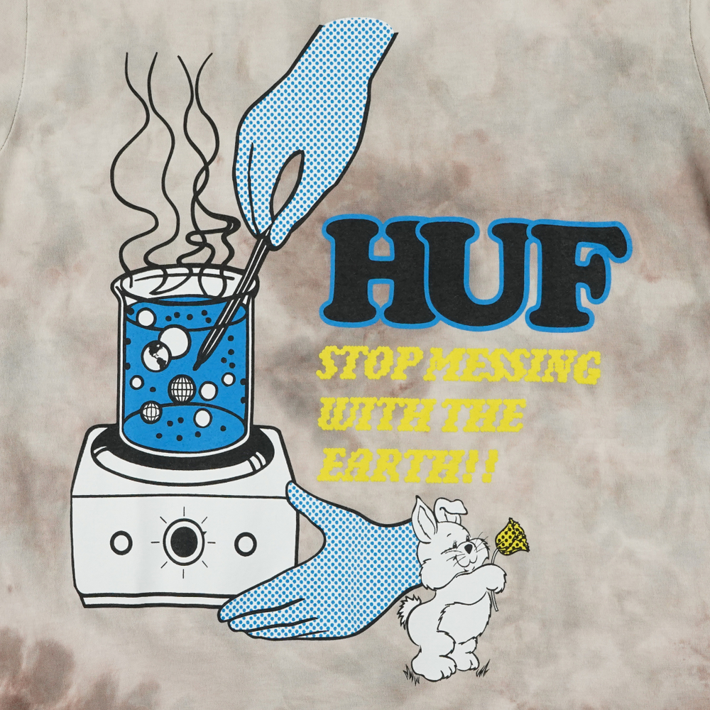 Лонгслив мужской HUF Mess Tie-Dye - купить в магазине Dice с бесплатной доставкой по России