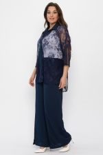 Костюм Кружевная история (синий) К13799-13М LT Collection