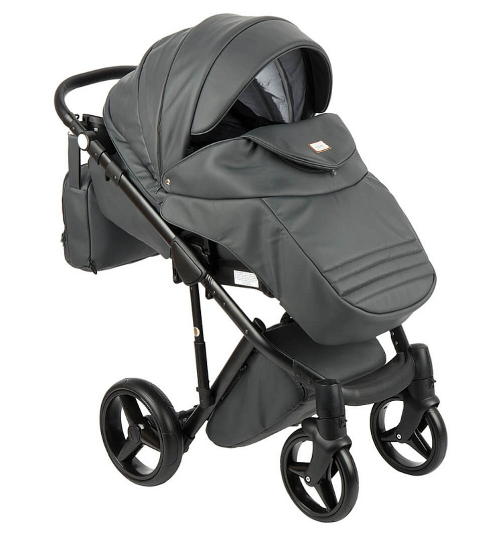 Детская коляска Adamex Luciano Deluxe 2 в 1 Q103 (МОРЕНГА 100% КОЖА)