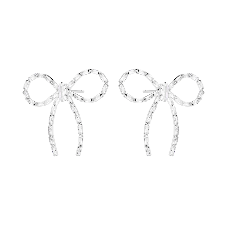 Серьги Ослепительные Бантики – Серебро