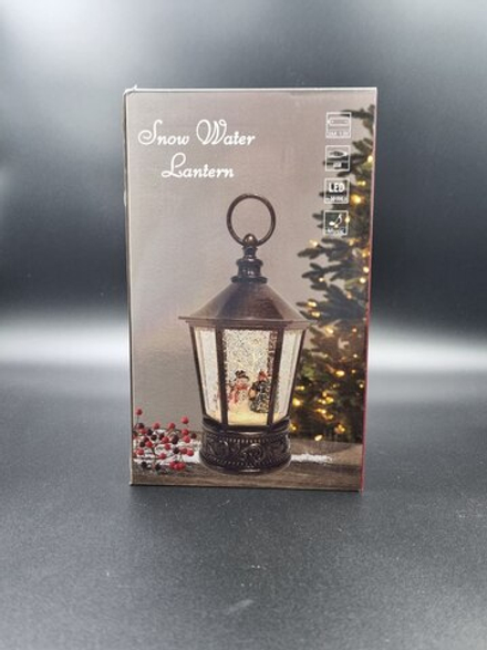 Фонарь новогодний светящийся Снеговик/Дед Мороз/Елочка сеть/батарейки 25см QW41