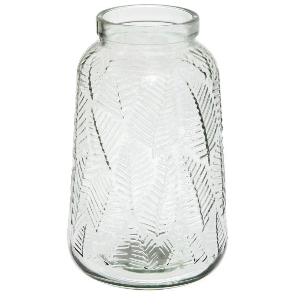 Ваза стеклянная «Пальм» 7*20см прозрачная
